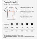 REMERA RUNNING HOMBRE JASPEADA MARINO M YAKKA (4007) DISCONTINUADA