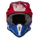 CASCO JUST1 J18 VERTIGO BLUE/WHITE/RED MATT XXL