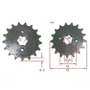 KIT TRANSMISION HONDA XR 150L (49/17) 428H-132L C/CAD. DOR STD