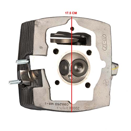 TAPA DE CILINDRO COMPLETA MOTOMEL SKUA 250 FULL / XMM 250 OEM EXCLU