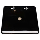 PORTAPATENTE MERCOSUR C/OJO DE GATO (C/KIT DE INSTALACION) PLASTICA VC (1035)