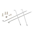 RAYOS + NIPLES 160mm X 3.5mm (36u) CROMADO STD