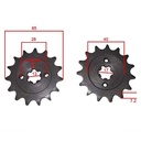 KIT TRANSMISION BAJAJ ROUSER NS160 CON DISCO DE FRENO DELANTERO Y ZAPATA TRASERA 428-134L (45T/15T) C/CAD. DOR. STD