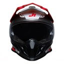 CASCO J34 PRO OUTERSPACE WHITE/FLUO RED/BLACK MATT XXL JUST1