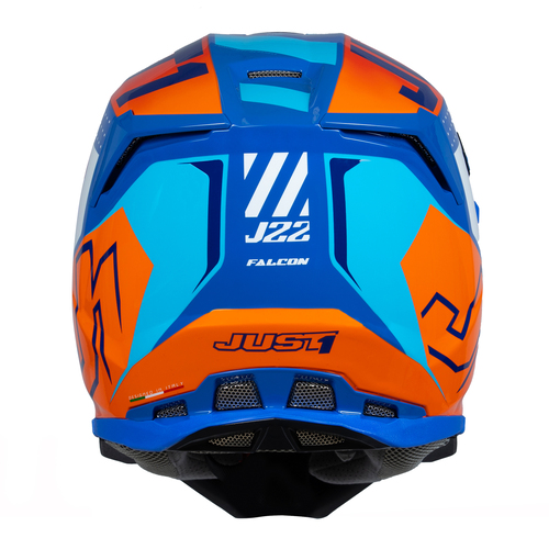 CASCO J22F FIBRA DE VIDRIO FALCON ORANGE/BLUE MATT S JUST1
