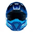 CASCO J40 FLASH WHITE/BLUE MATT XS JUST1