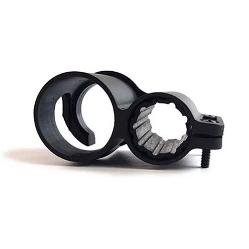 TRABA U 8154BL NEON SERIES NEGRO 11.5cmX23cm + ALARGADOR + SOPORTE ONGUARD