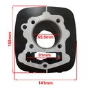 KIT CILINDRO MOTOMEL SKUA 250 FULL/XMM 250/PITBULL CADENERO (65.5 mm) OEM EXCLU