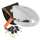 TRABA DISCO CON ALARMA 120DB 8259 6mm PLATEADO ONGUARD