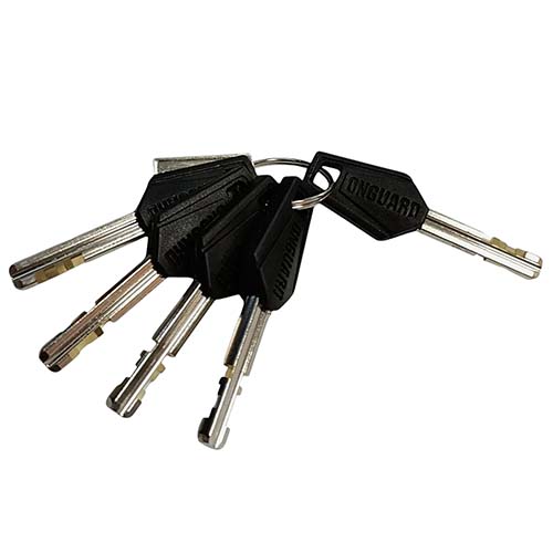 TRABA DISCO CON ALARMA 120DB 8260 6mm DORADO ONGUARD