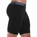 CALZA CORTA HOMBRE NEGRO/NEGRO XL YAKKA (1001)