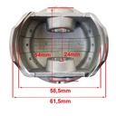 KIT PISTON MOTOMEL XMM 250/SR 200/GILERA VC200/SKUA250 65.5mm (0.75) STD