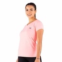 REMERA RUNNING MUJER JASPEADA SALMON M YAKKA (4015)