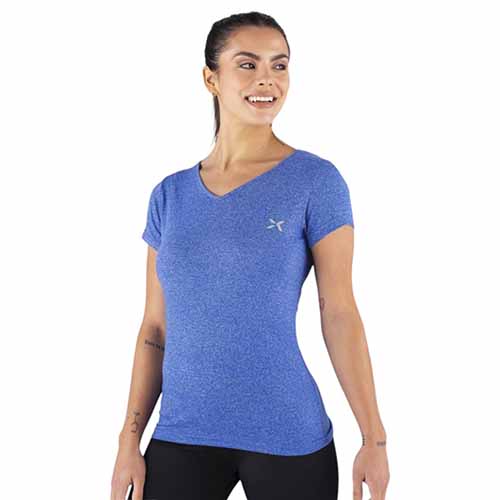 REMERA RUNNING MUJER JASPEADA FRANCIA L YAKKA (4015)