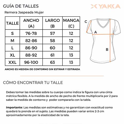REMERA RUNNING MUJER JASPEADA FUCSIA S YAKKA (4015)