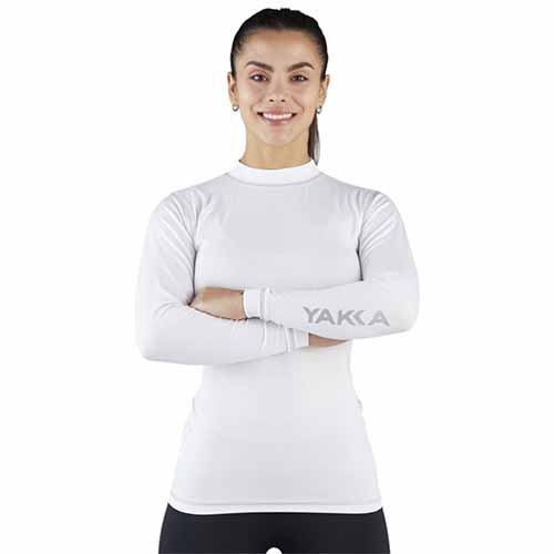 REMERA TERMICA MANGA LARGA BLANCA XL YAKKA (1012)