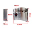 KIT CILINDRO + PISTON Z. RX150/RD150/CE150/SKUA150 VARILLEROS (62mm) STD
