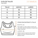 TOP DEPORTIVO FEARLESS TALLE M YAKKA (3011)