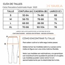 CALZA PESCADORA NEGRA TALLE L YAKKA (3007)