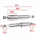 AMORTIGUADOR SUZUKI AX100 CROMADO (JGO) STD EXCLU