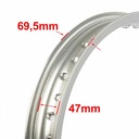 ARO DE LLANTA ALUMINIO 6063 (ALUMINIO 32A) 185X19 STD
