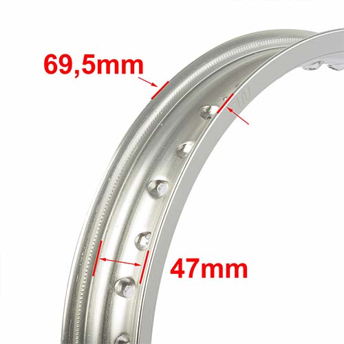 ARO DE LLANTA ALUMINIO 6063 (ALUMINIO 36A) 185X21 STD