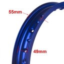 ARO DE LLANTA ALUMINIO 6063 (AZUL 36A) 160X14 STD