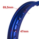 ARO DE LLANTA ALUMINIO 6063 (AZUL 36A) 185X21 STD