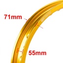 ARO DE LLANTA ALUMINIO 6063 (DORADO 36A) 215X17 STD