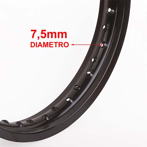 ARO DE LLANTA ALUMINIO 6063 (NEGRO 32A) 215X18 STD