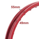ARO DE LLANTA ALUMINIO 6063 (ROJO 36A) 160X14 STD
