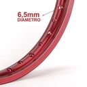 ARO DE LLANTA ALUMINIO 6063 (ROJO 36A) 160X14 STD