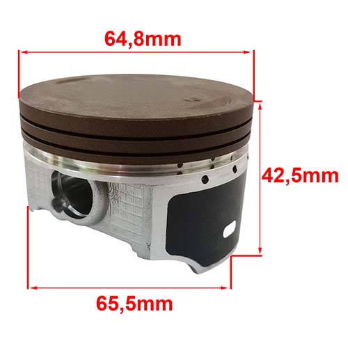 KIT CILINDRO MOTOMEL SIRIUS 250 CADENERO (70 mm) OEM EXCLU