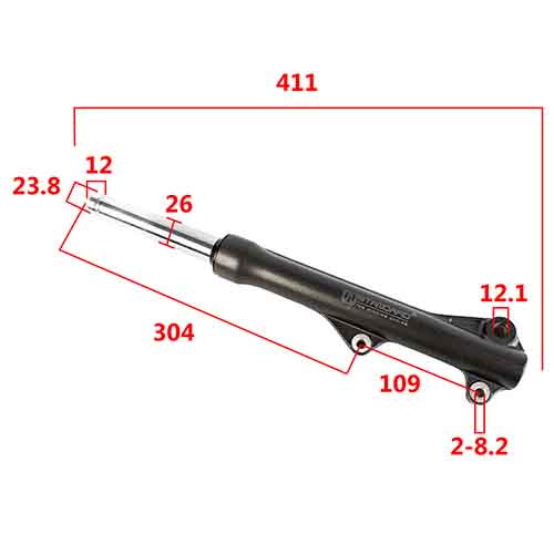 PIERNA DELANTERA COMP. HONDA WAVE 110S PARA FRENO DISCO (DER) STD