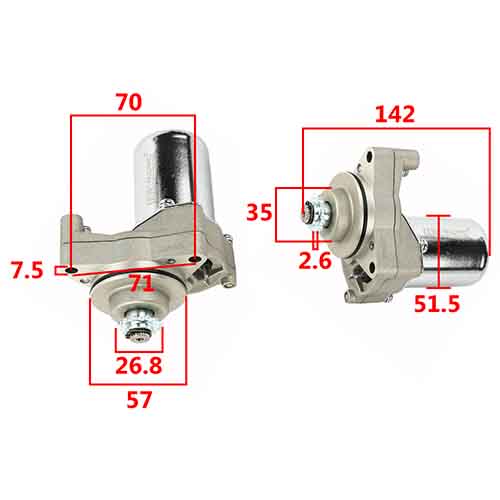 MOTOR DE ARRANQUE GILERA SMASH 110 STD