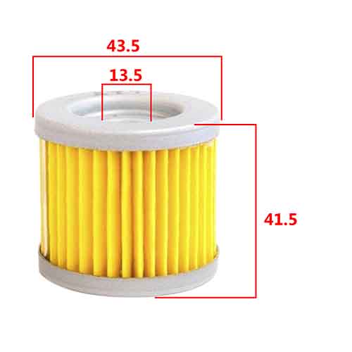 FILTRO DE ACEITE SUZUKI GN125/AX100/GIXXER150/TVS RTR 160/180/200 STD
