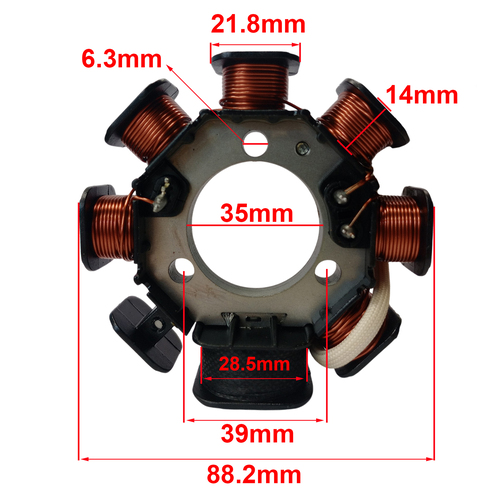 ESTATOR HONDA CG TITAN 01/02 STD