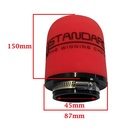 FILTRO DE AIRE COMPETICION CON RESORTE 45X88X150mm STD EXCLU