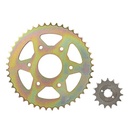 KIT TRANSMISION BAJAJ DOMINAR 400 / KTM DUKE390 (45T / 15T) 520HO-118L C/CAD DORADA C/ORING STD