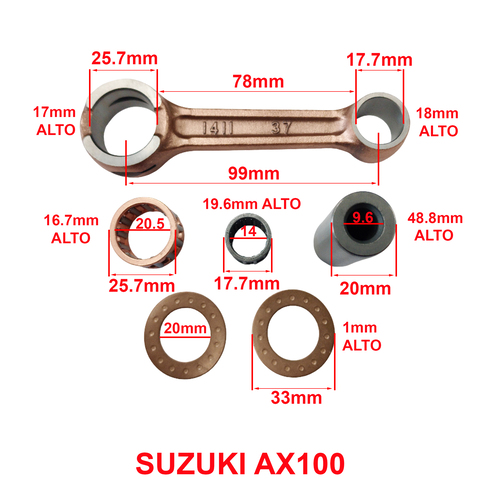 BIELA COMP. SUZUKI AX100 STD