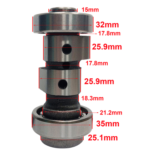 ARBOL DE LEVAS YAMAHA YBR 125 STD
