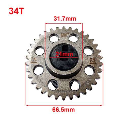 ARBOL DE LEVAS HONDA XR250 TORNADO / CBX 250 TWISTER STD