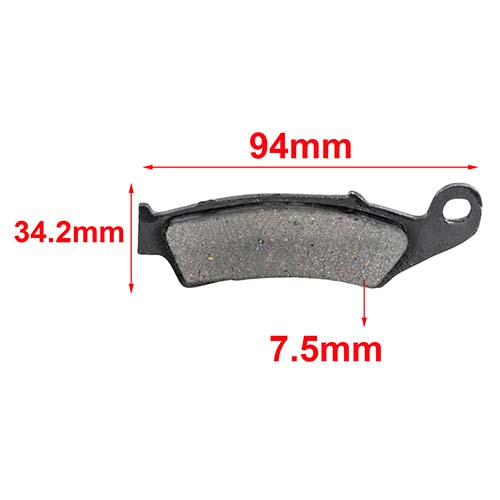 PASTILLAS DE FRENO HONDA CR 125/250 - XR250 88 - NX 250 ORA (70)