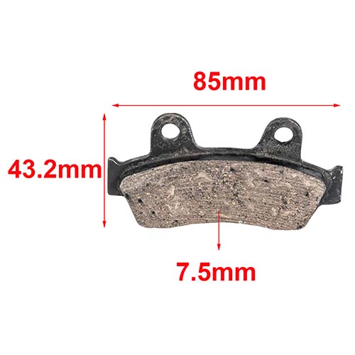 PASTILLAS DE FRENO HONDA BIZ - ELITE 125 ORA (505)