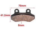 PASTILLAS DE FRENO MOTOMEL X3M ORA (508)