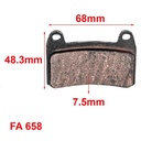 PASTILLAS DE FRENO ZANELLA KEEWAY / CORVEN ORA (514)