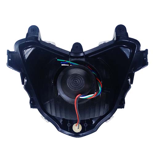 FAROL OPTICA DELANTERO YAMAHA FZ16 COMPLETO PLASTICA VC (967)