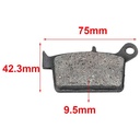 PASTILLAS DE FRENO CORVEN TRX 250 - GXR 250 - TOURING 250 ORA TRASERA (519)