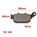 PASTILLAS DE FRENO HONDA 600 HWK-CBR 600 F1-CB1 600-CBR 600 F2 TRASERA ORA (35)