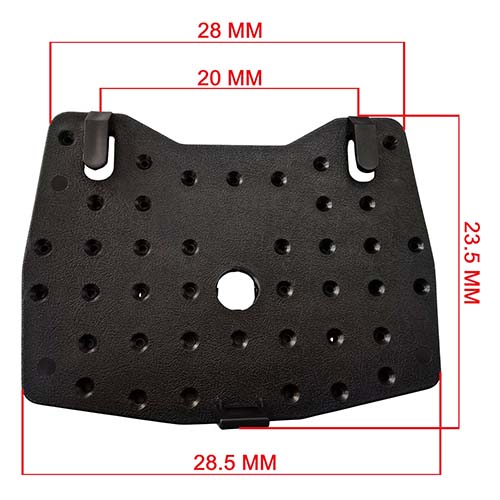 SOPORTE BAUL PORTA OBJETOS UNIVERSAL REPUESTO (ART. 516) PLASTICA VC (527)